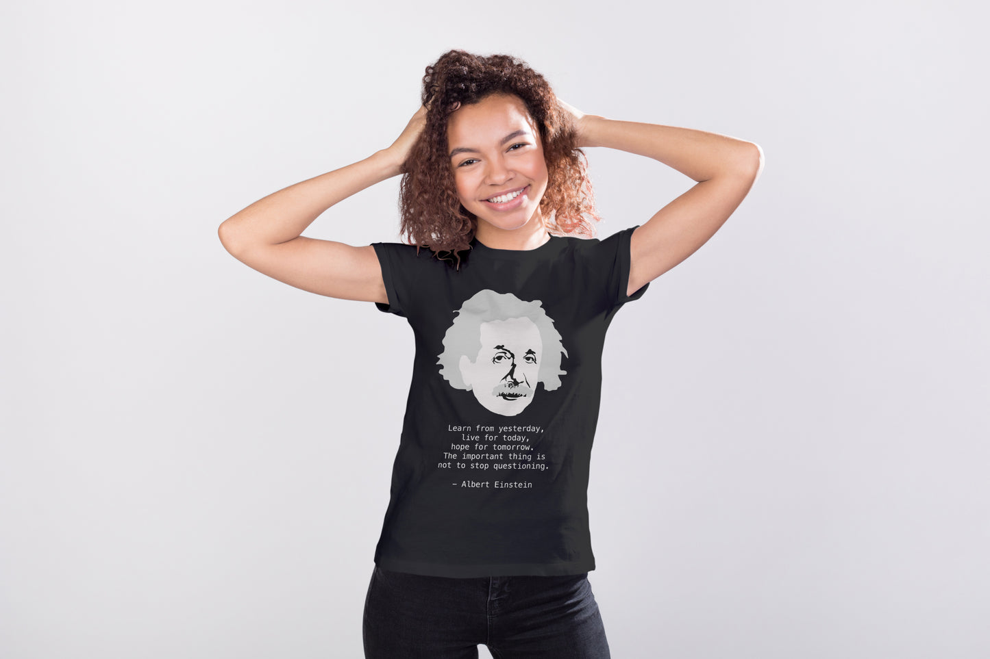 Albert Einstein Inspirational Quote T-shirt