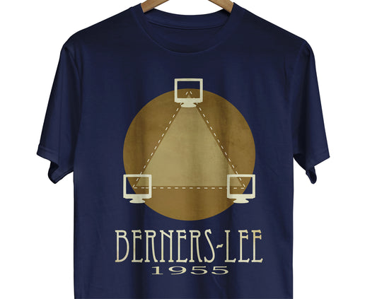 Tim-Berners Lee Computer Science t-shirt for inventor of the World Wide Web. Science teacher shirt and computer programer gift