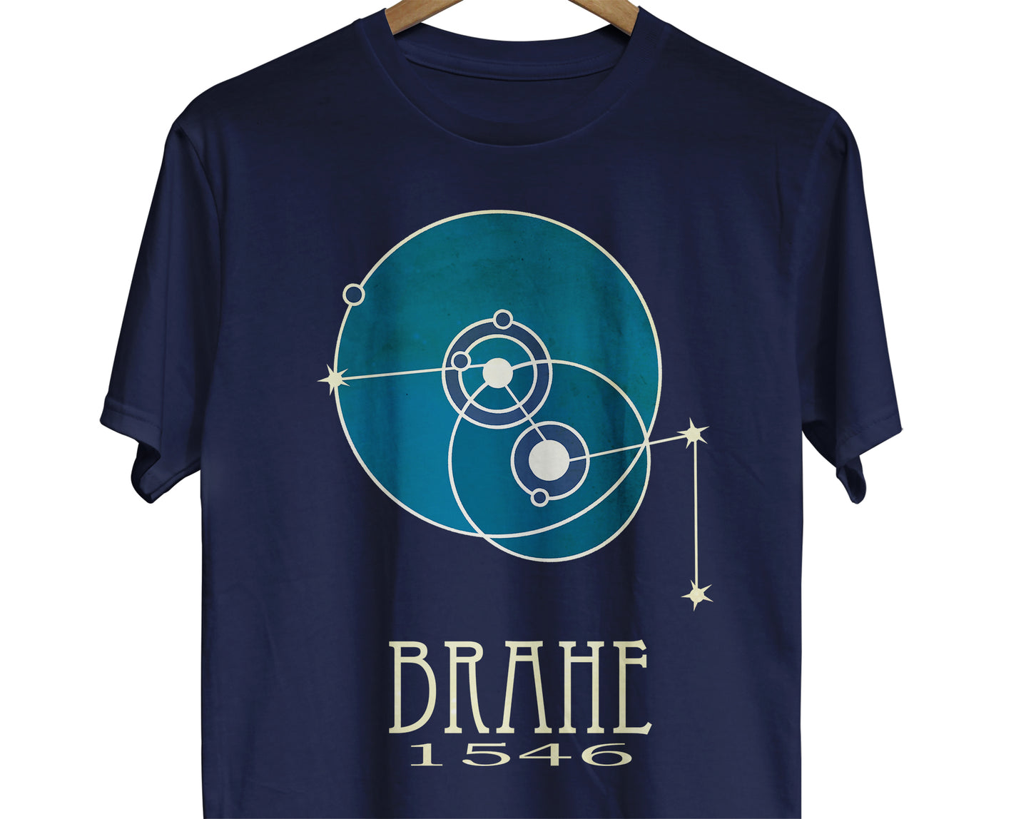 Brahe Astronomy Tshirt, Tyco Brahe Famous Astronomer Tee