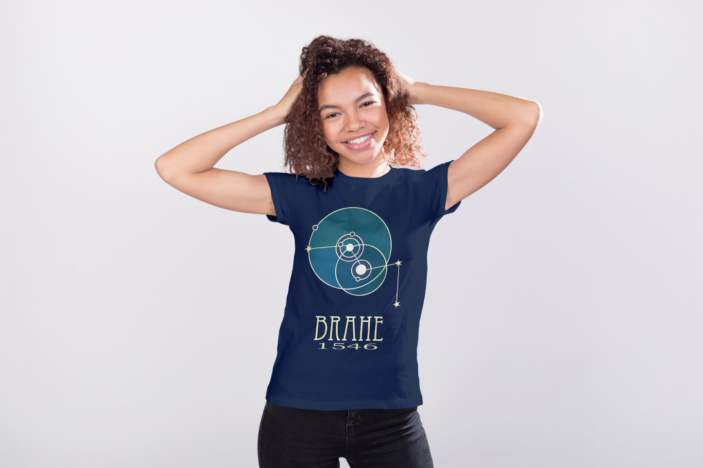 Brahe Astronomy Tshirt, Tyco Brahe Famous Astronomer Tee