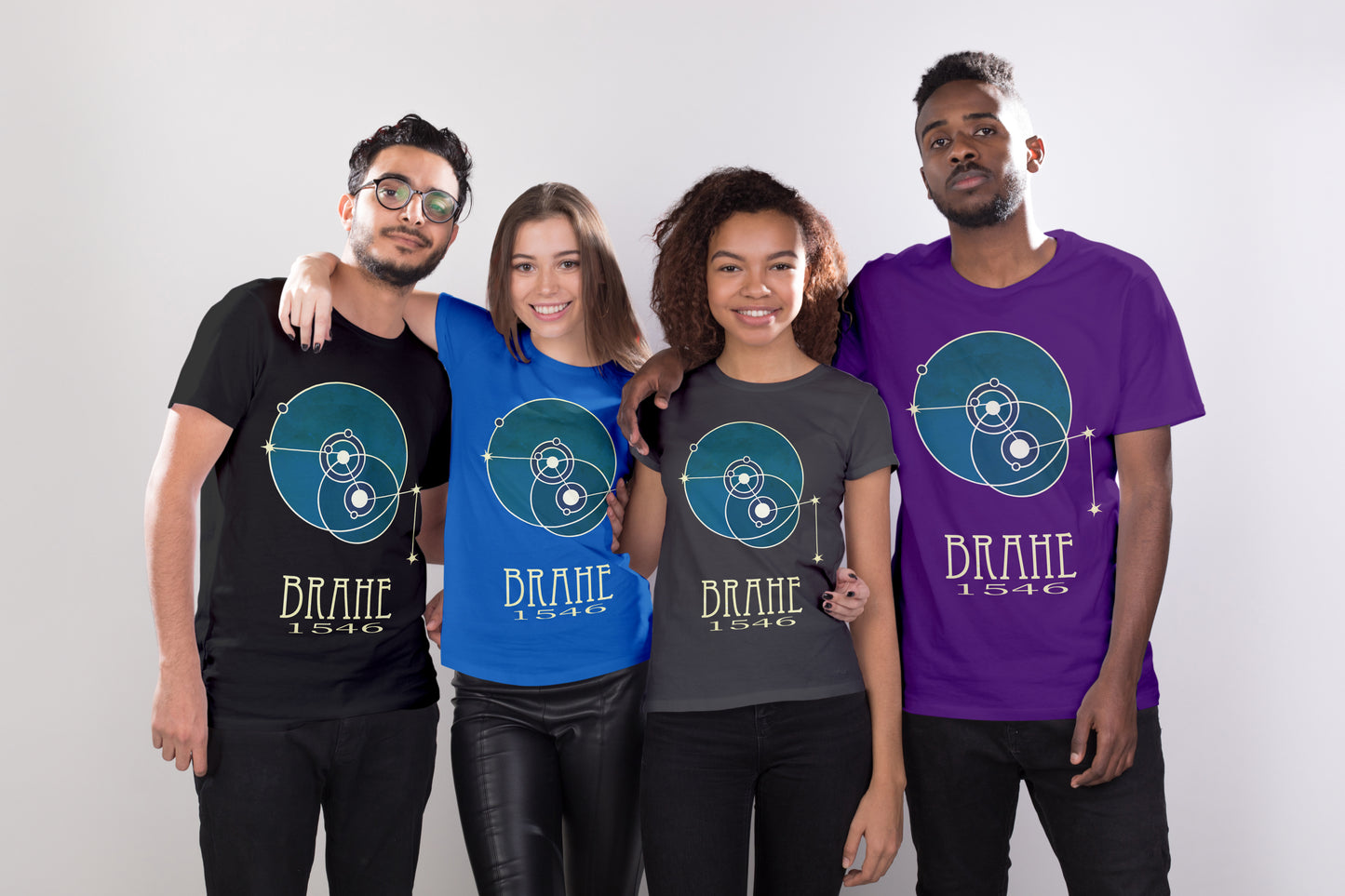 Brahe Astronomy Tshirt, Tyco Brahe Famous Astronomer Tee