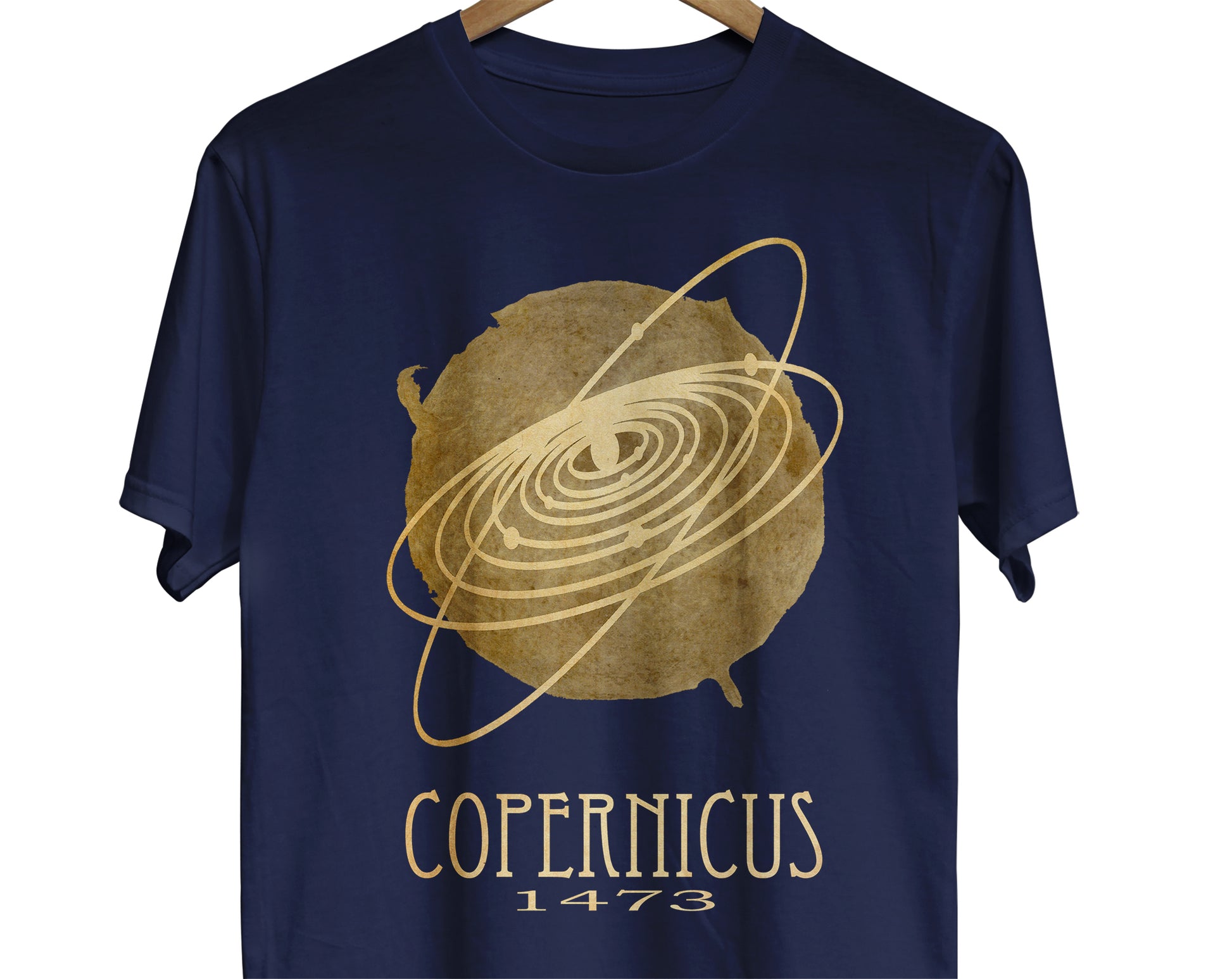 Nicolaus Copernicus solar system t-shirt for astronomy teacher