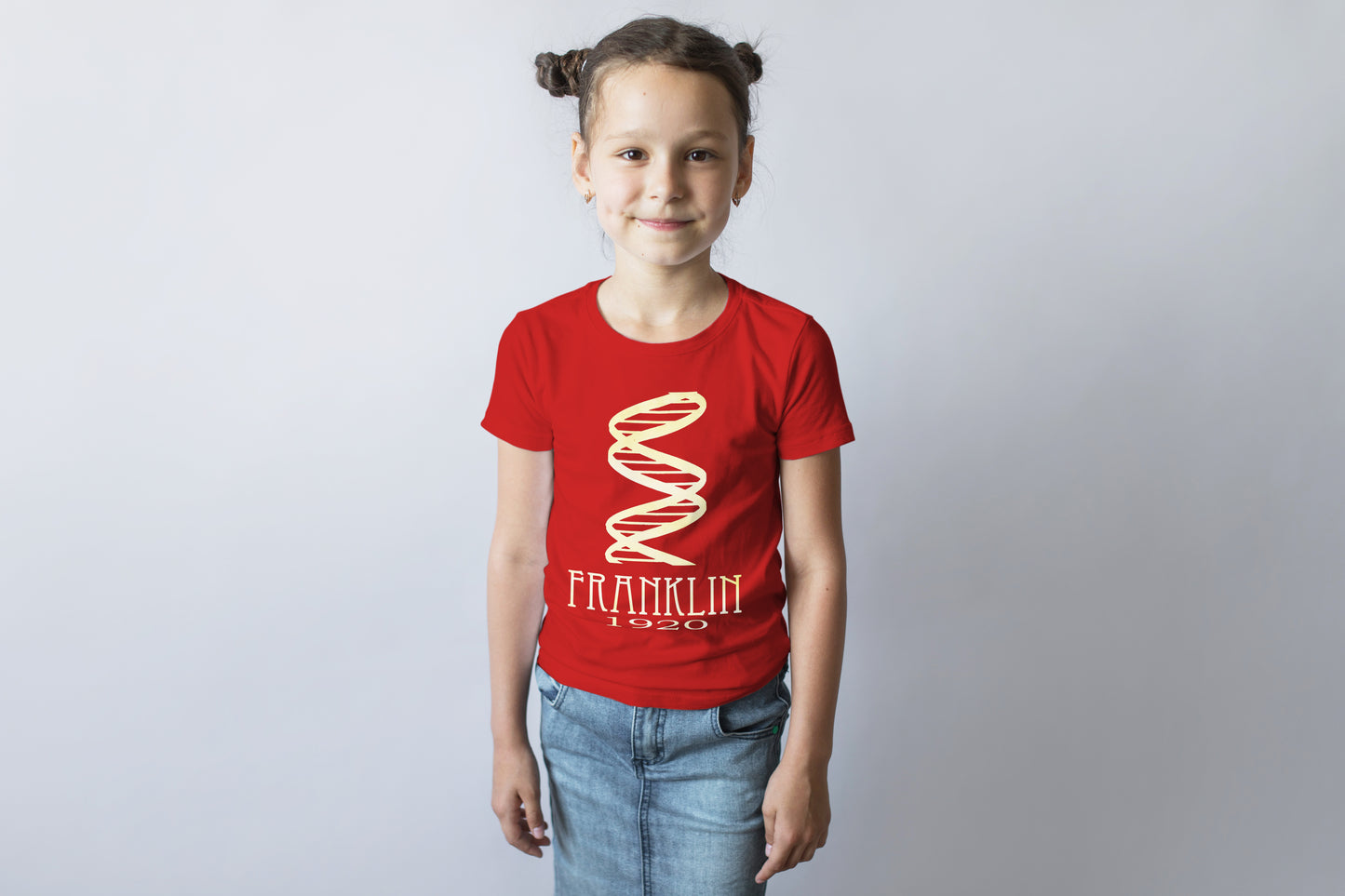 Franklin Double Helix T-shirt, Rosalind Franklin Chemistry And Physics DNA Graphic Tee