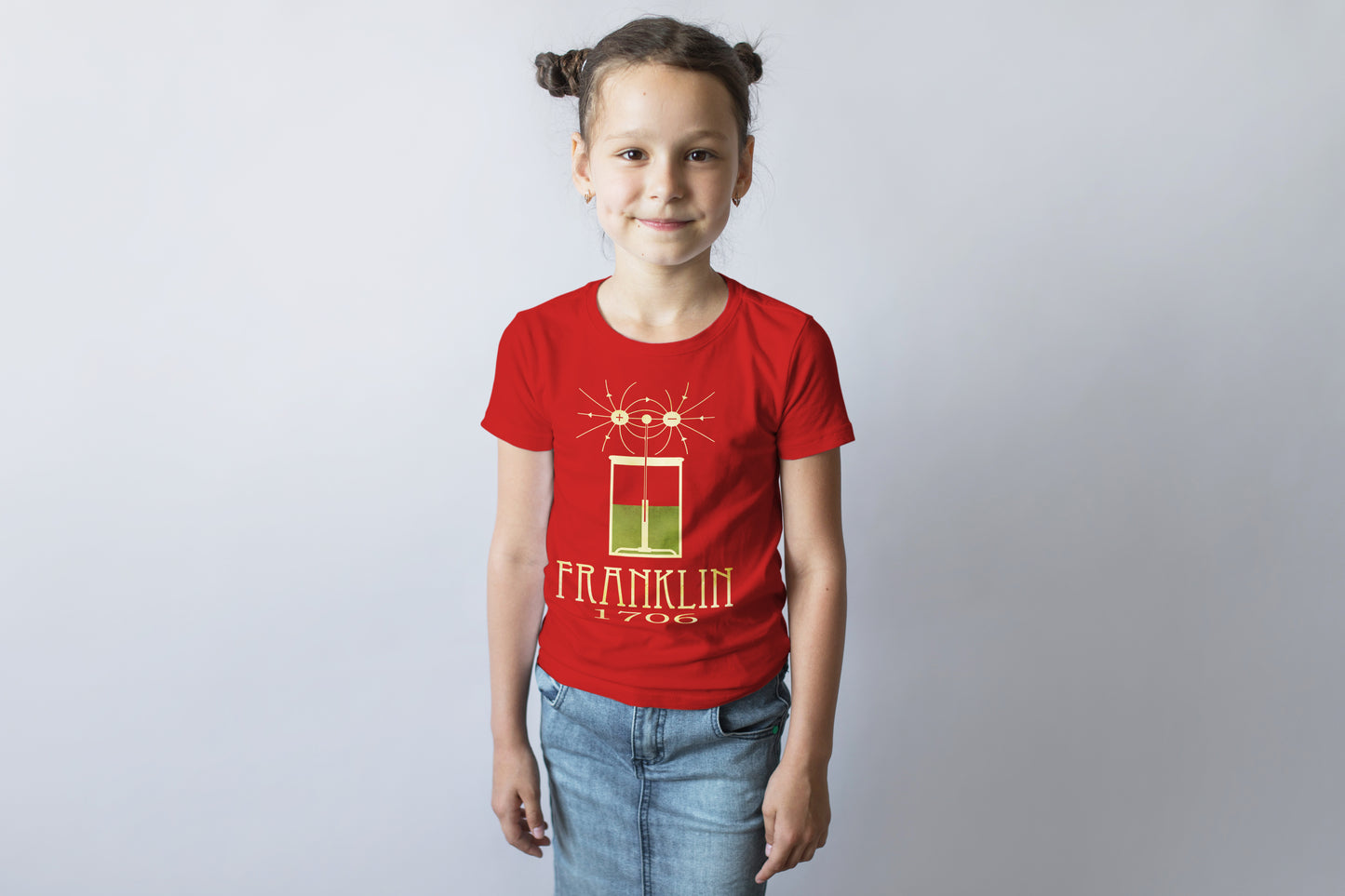 Franklin Inventor T-shirt, Benjamin Franklin Science Graphic Tee