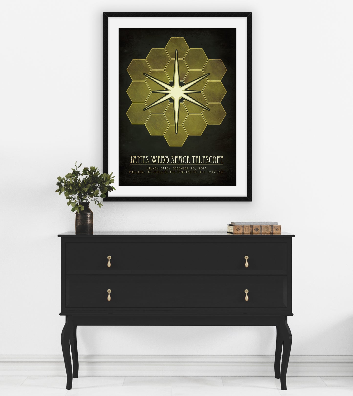 James Webb Space Telescope Art Print for Astronomy Lovers