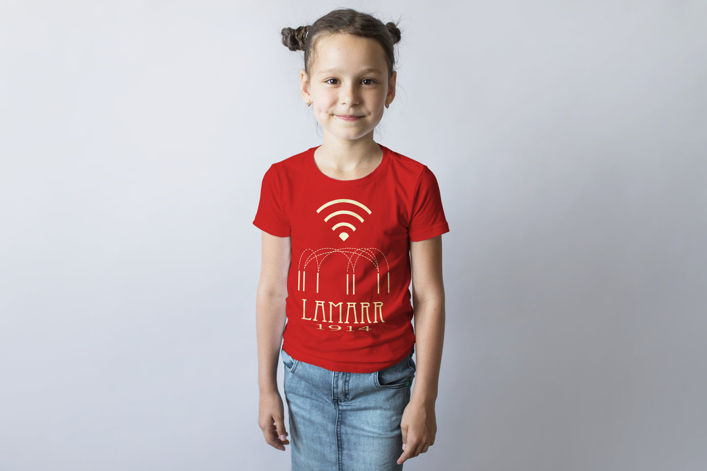 Lamarr WiFi Inventor T-shirt, Hedy Lamarr Science Tech Graphic Tee