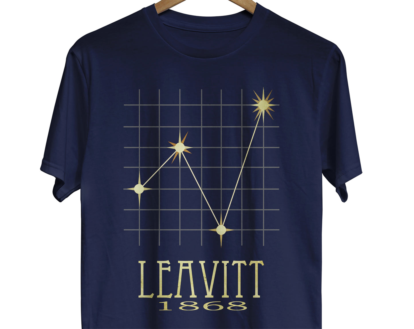 Henrietta Swan Leavitt astronomy t-shirt with star luminosity design