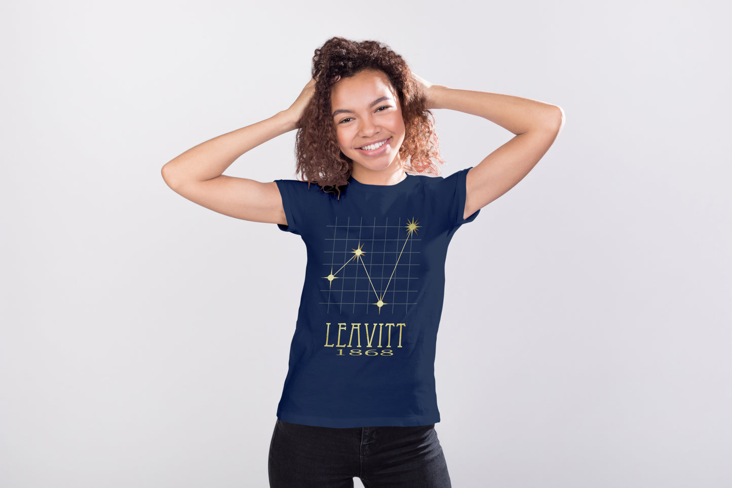 Leavitt Astronomy T-shirt, Henrietta Swan Leavitt Star Luminosity Graphic Tee