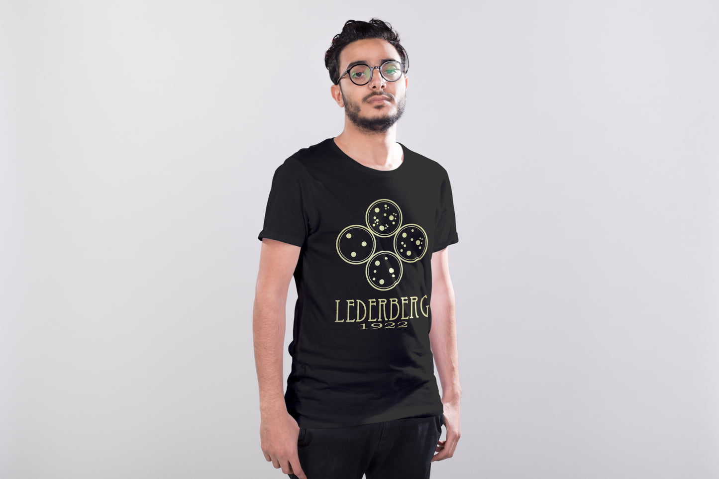 Lederberg Microbiology T-shirt, Esther Lederberg Replica Plating Petri Dish Graphic Tee