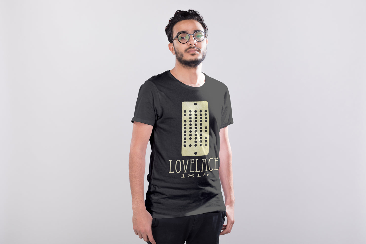 Lovelace Computer Science T-shirt, Ada Lovelace Programmer Punch Card Graphic Tee