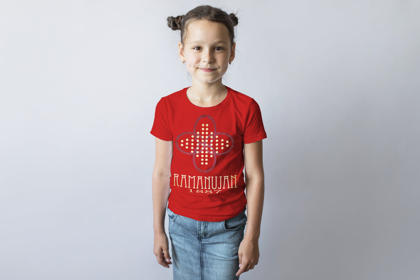 Ramanujan Math T-shirt, Prime Numbers Mathematician Graphic Tee