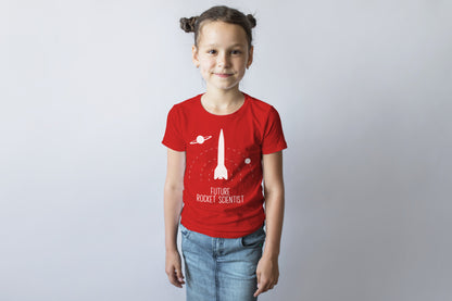 Future Rocket Scientist T-shirt for Engineer or Space Enthusaist