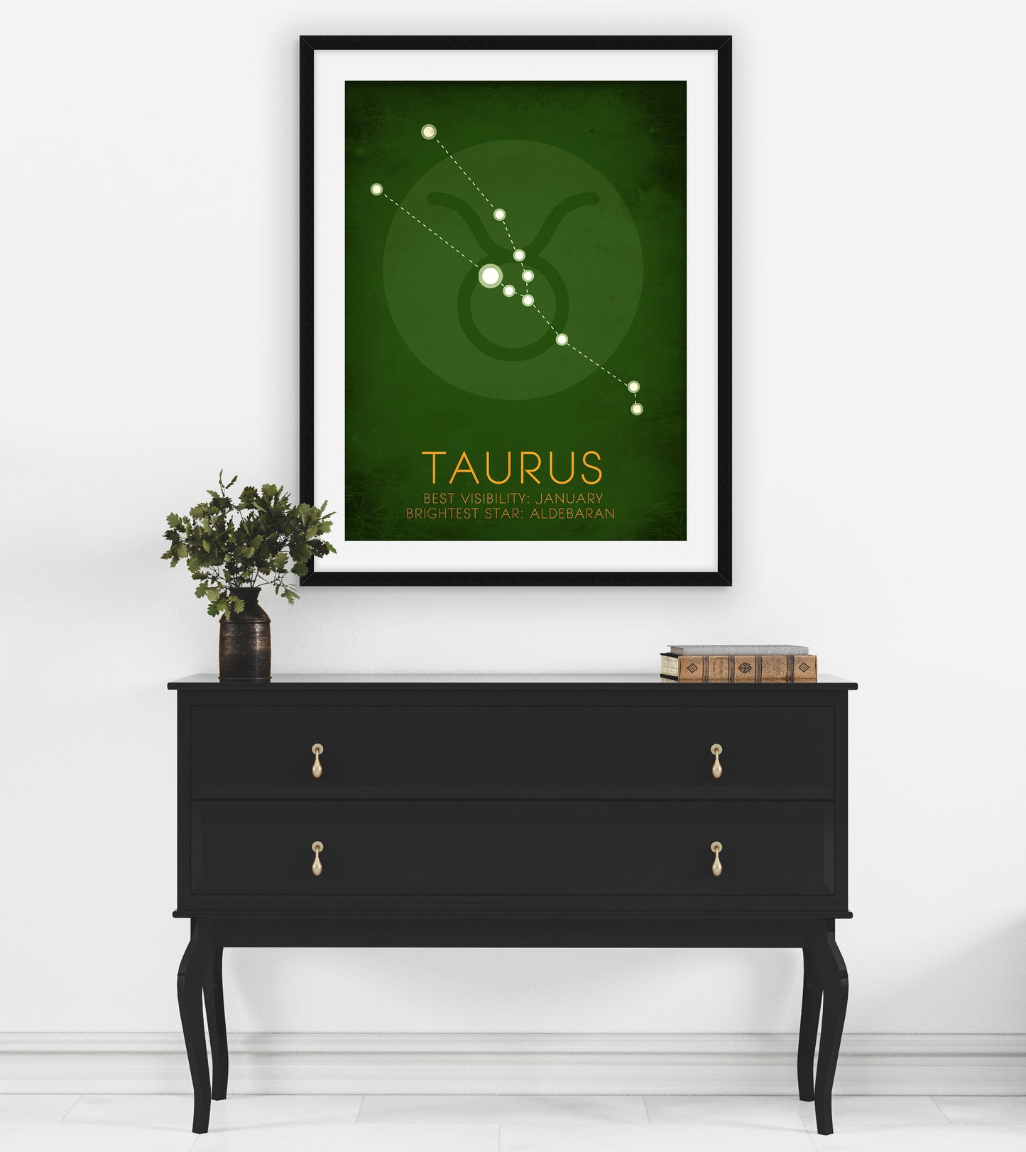 Taurus Zodiac Star Constellation Art Print