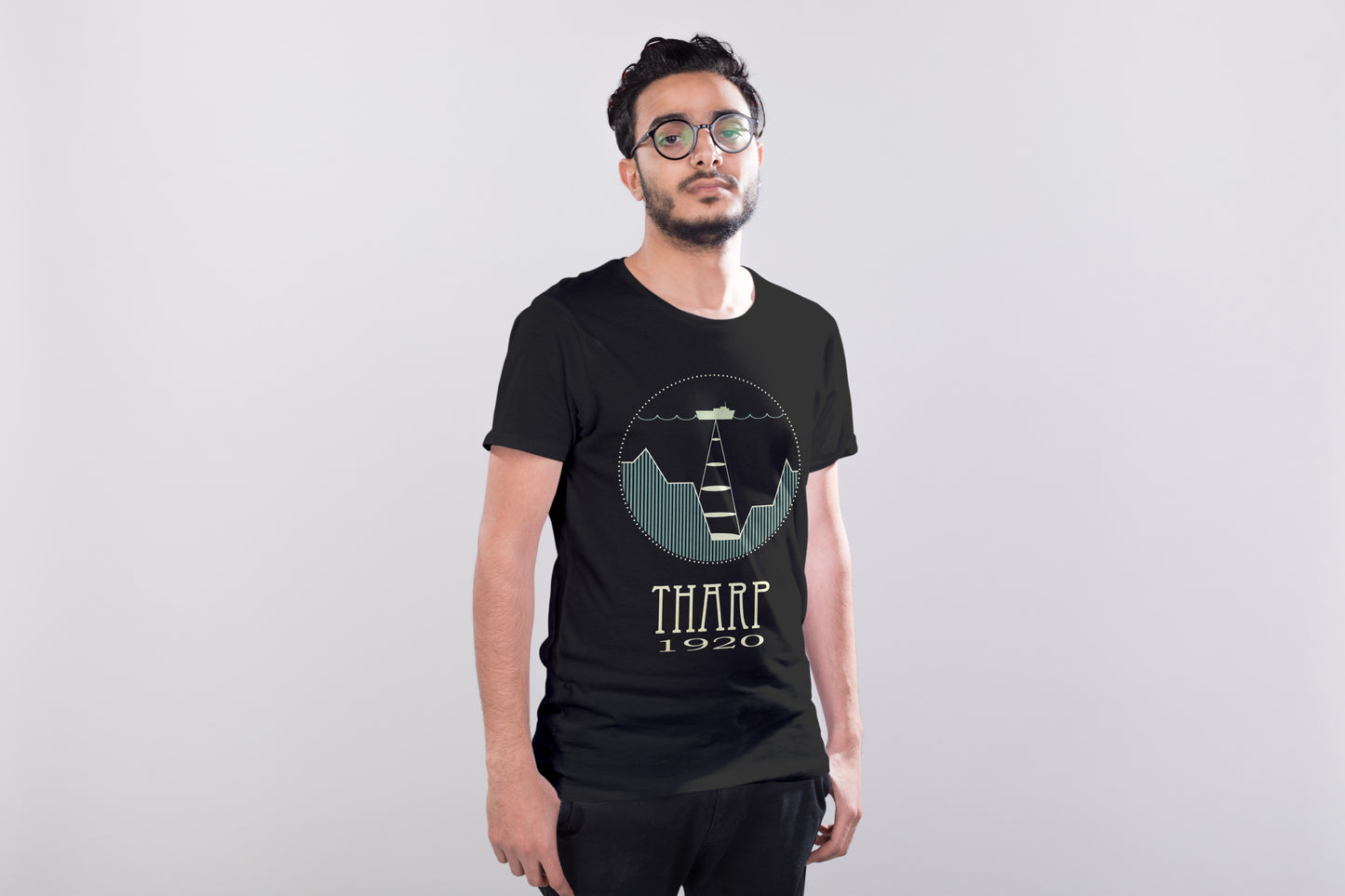 Tharp Geology T-shirt, Ocean Floor Map Graphic Tea