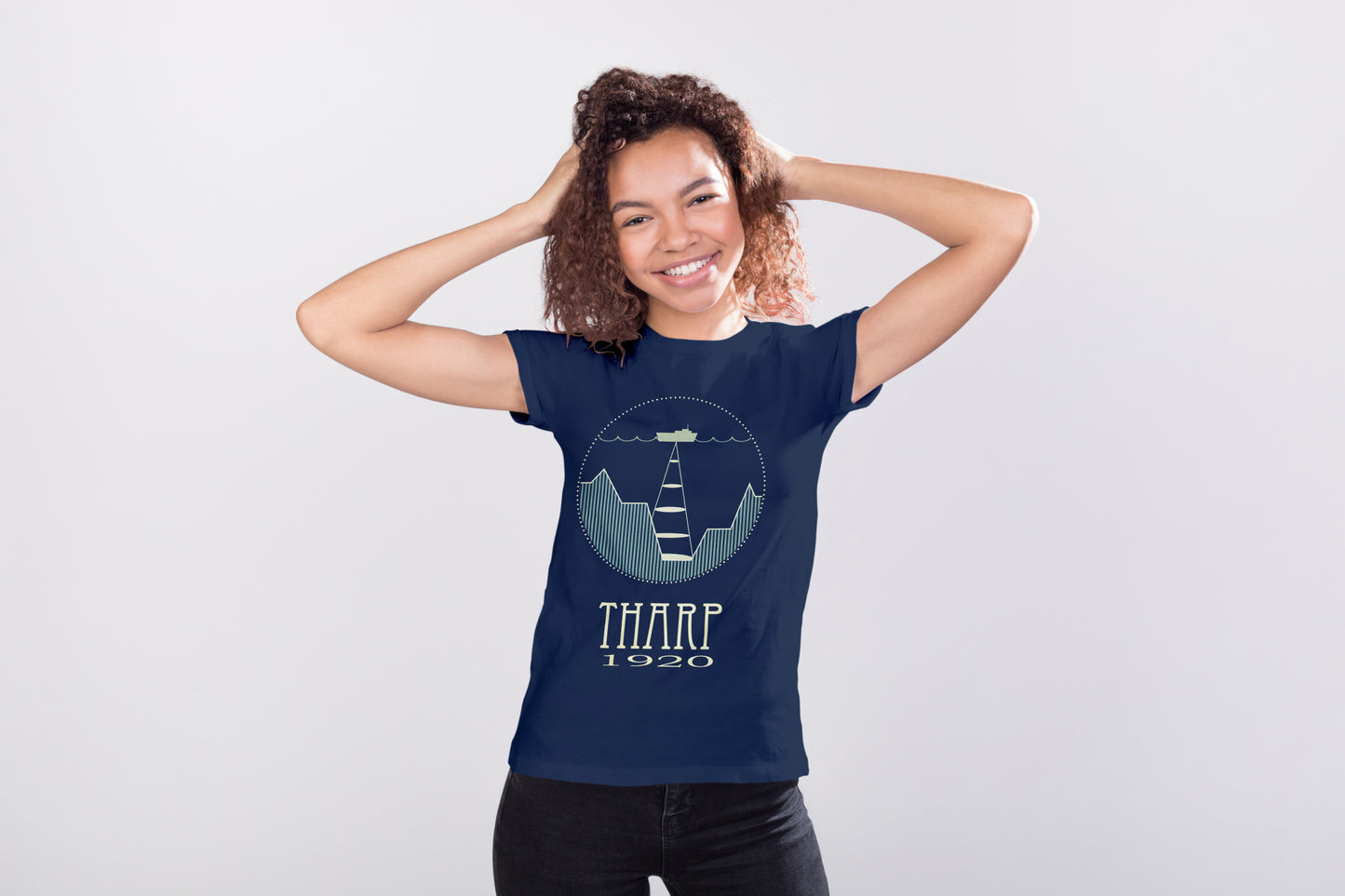 Tharp Geology T-shirt, Ocean Floor Map Graphic Tea