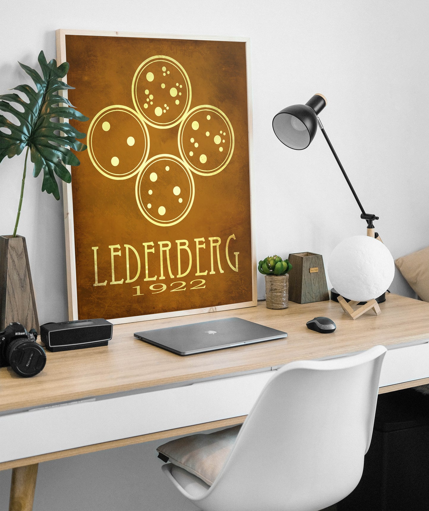 Esther Lederberg Petri Dish Art Print, Microbiology and Genetics Decor