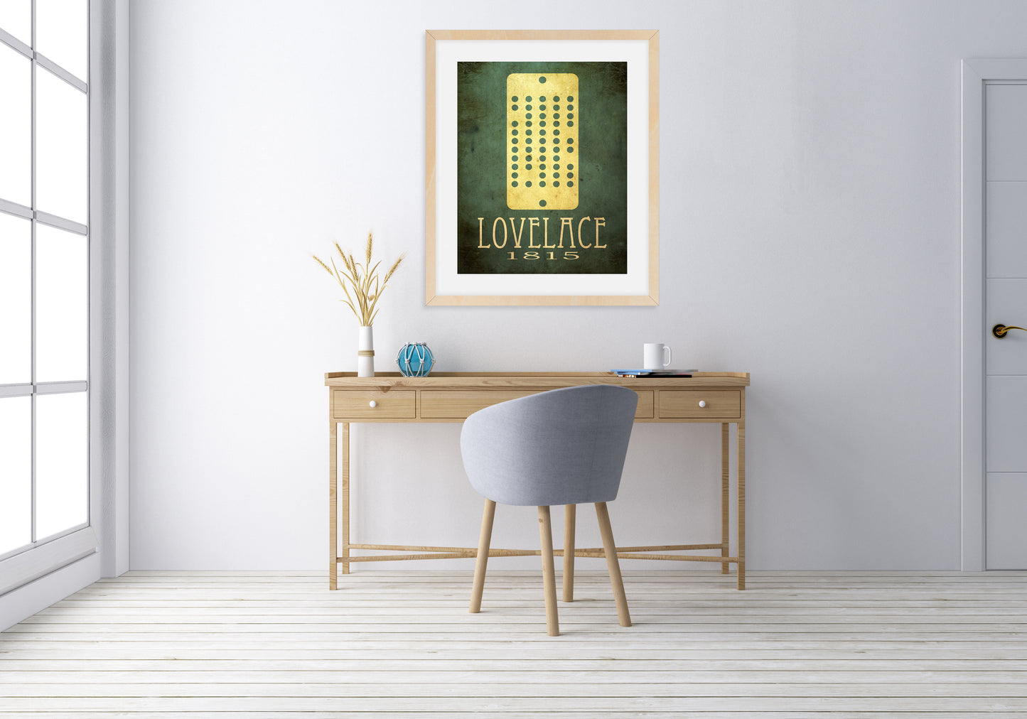 Lovelace Computer Programmer Art Print, Ada Lovelace Math and Computer Science Decor
