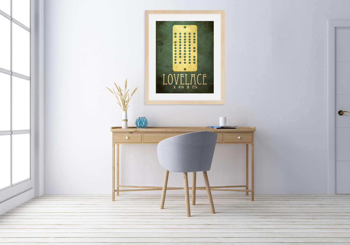 Lovelace Computer Programmer Art Print, Ada Lovelace Math and Computer Science Decor