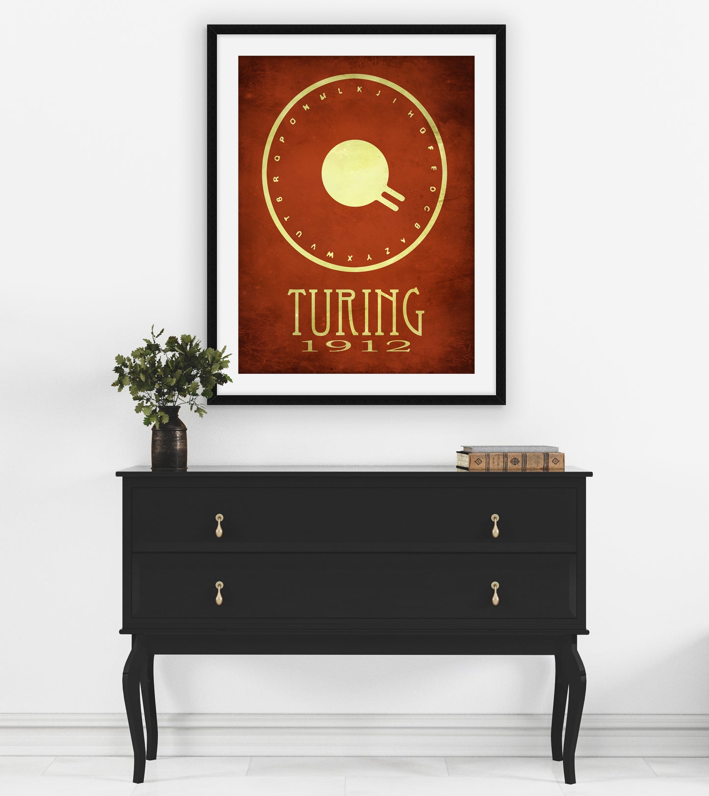 Turing Code Breaker Art Print, Alan Turing Math and Computer Science Decor