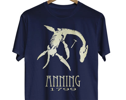 Mary Anning dinosaur tshirt for science teacher or paleontologist