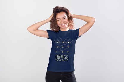 Bragg Science T-shirt, Braggs Law Physics Graphic Tee