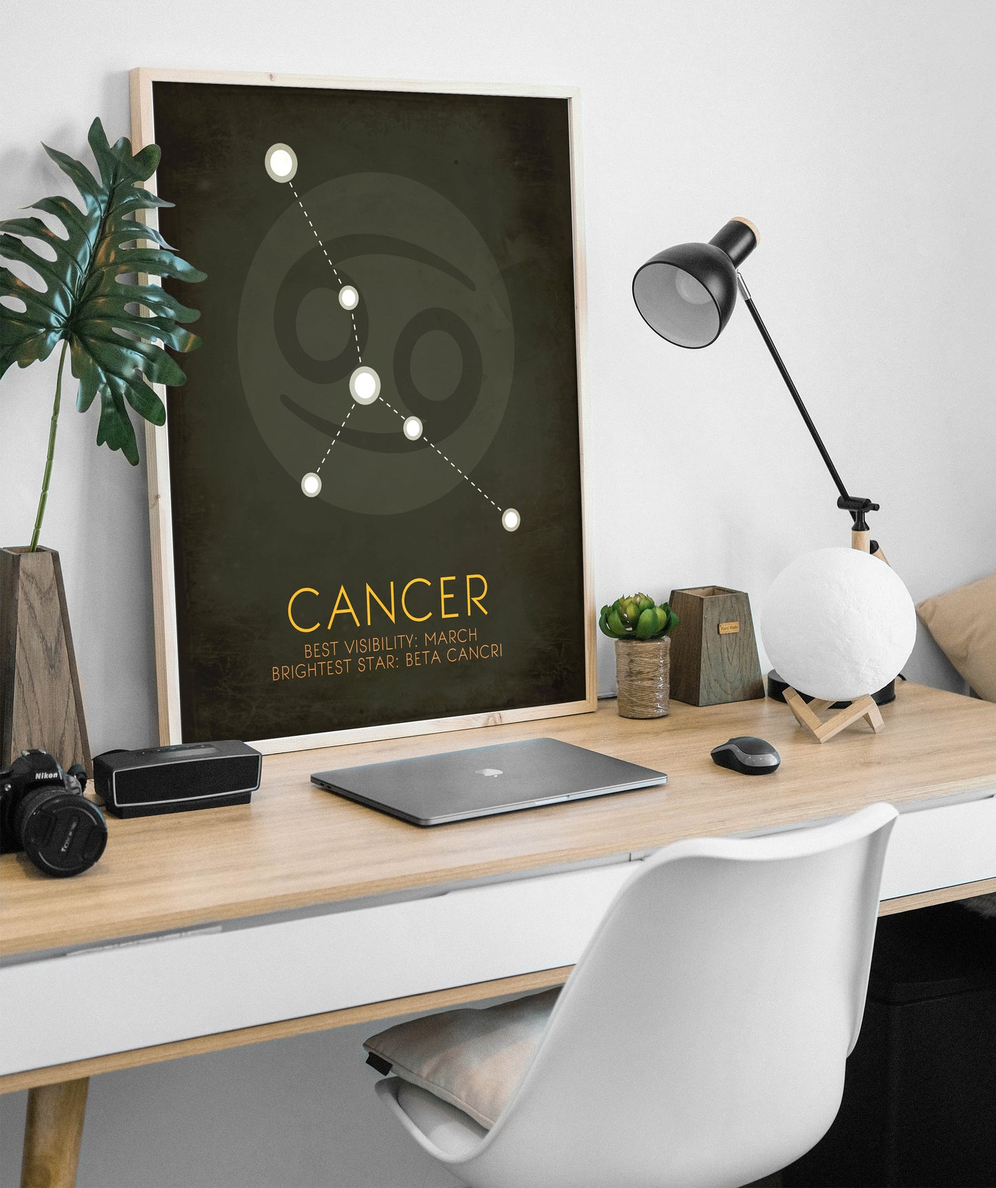 Cancer Zodiac Constellation Art Print