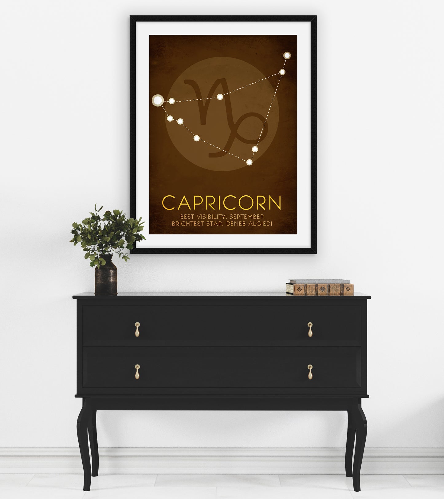 Capricorn Zodiac Constellation Art Print