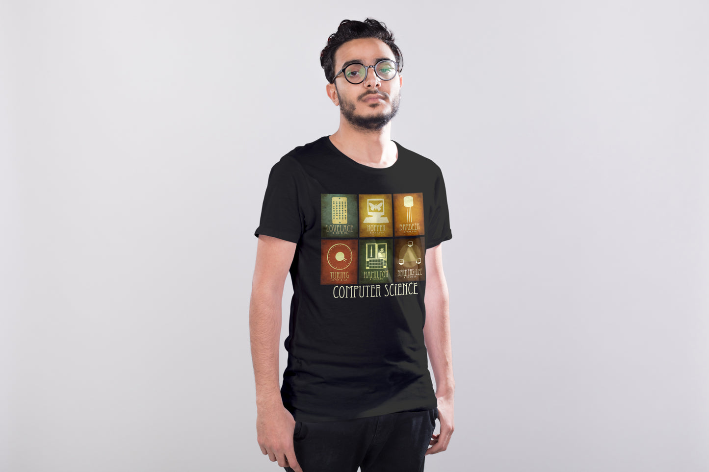 Computer Science T-shirt, 6 Programmers and Scientists in History