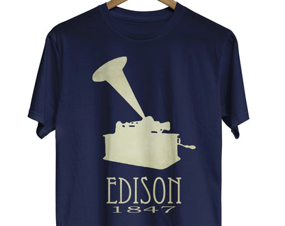 Thomas Edison science t-shirt for inventor or teacher