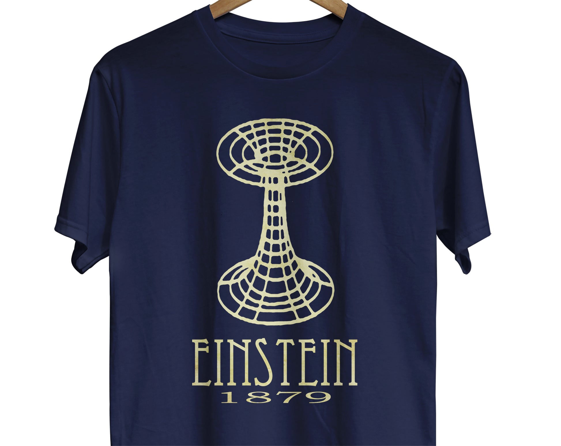 Einstein physics t-shirt with wormhole graphic for science teacher