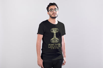 Einstein Physics T-shirt, Scientist Albert Einstein Wormhole Graphic Tee