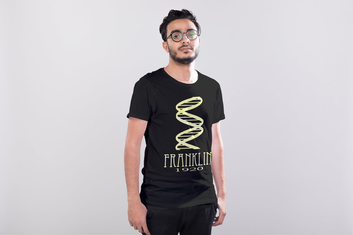 Franklin Double Helix T-shirt, Rosalind Franklin Chemistry And Physics DNA Graphic Tee