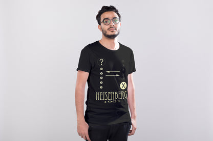 Heisenberg Uncertainty Principle Science T-shirt, Werner Heisenberg Physics Graphic Tee