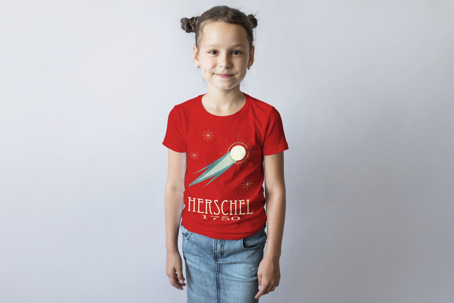 Herschel Astronomy T-shirt, Caroline Herschel Comet and Stars Graphic Tee