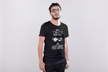 Hot Date with Books And Tea T-shirt for Bookworms