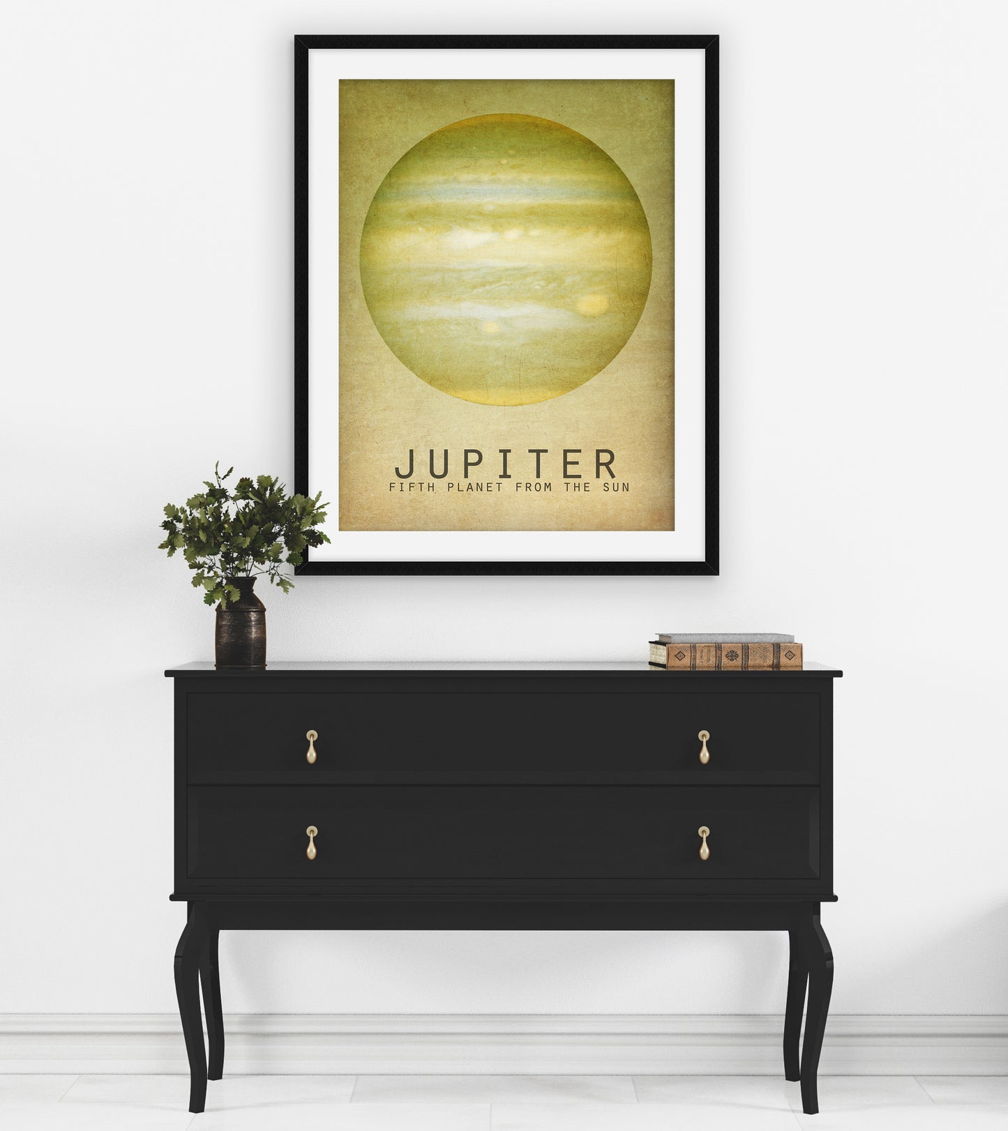 Jupiter Planet Art Print, Solar System and Outer Space Decor
