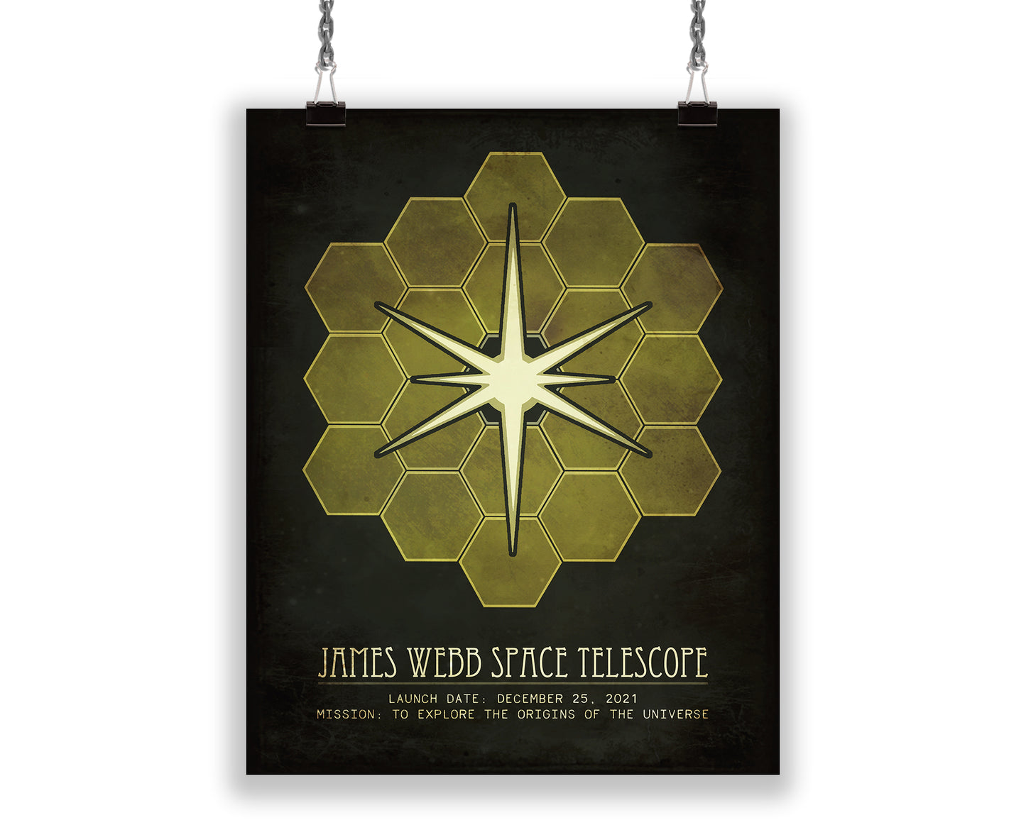 James Webb Space Telescope Art Print for Astronomy Lovers