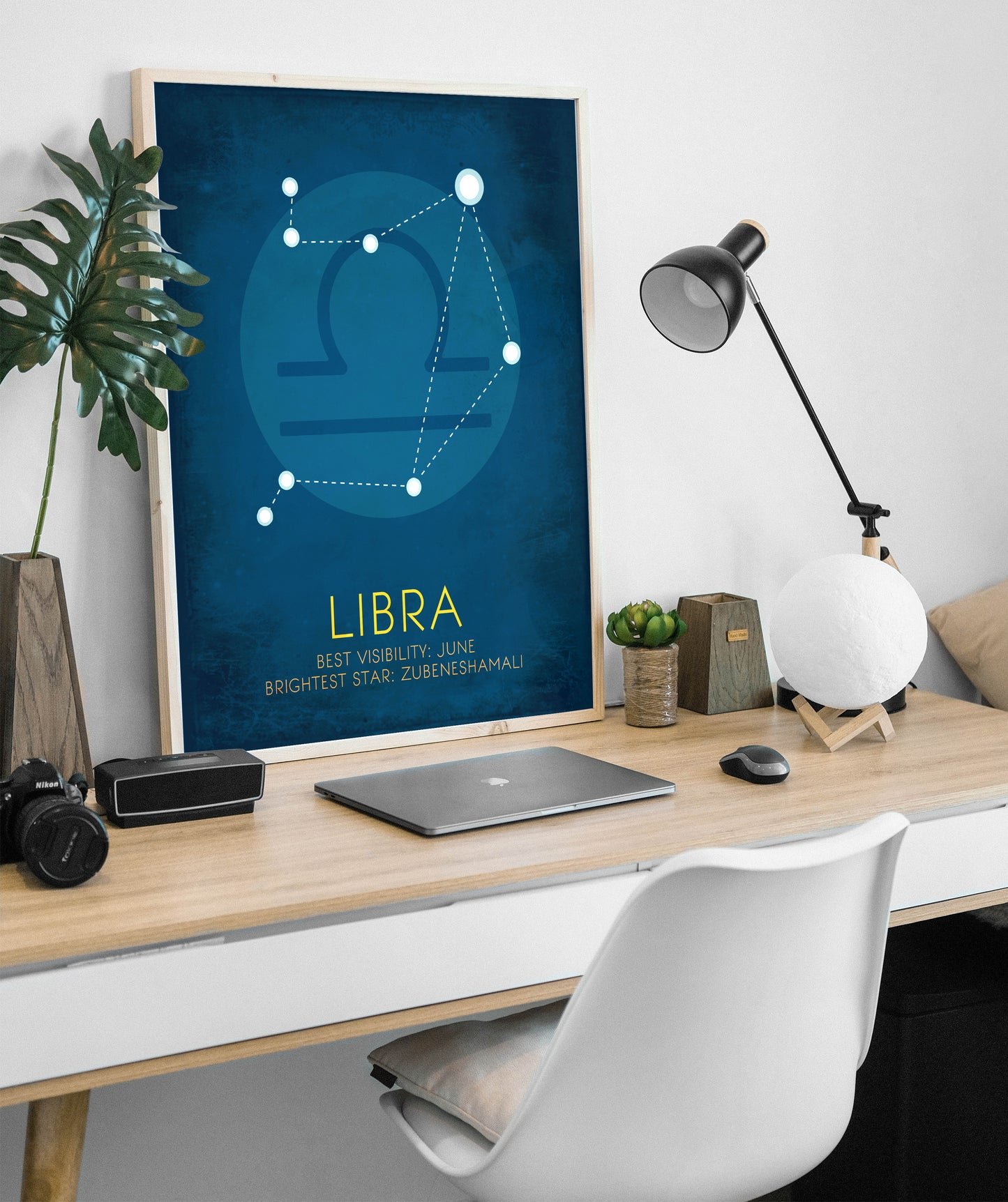 Libra Zodiac Constellation Art Print