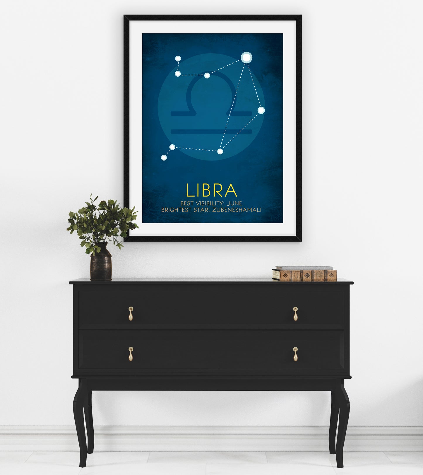 Libra Zodiac Constellation Art Print