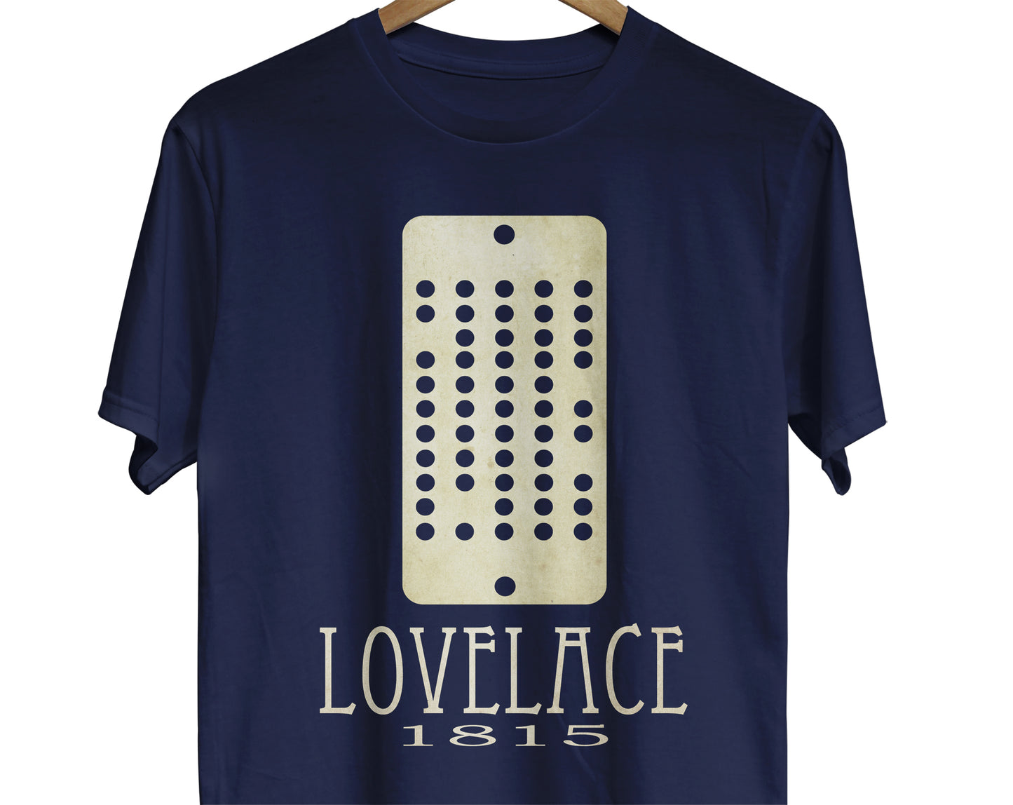 Ada Lovelace punch card science t-shirt for computer programmer