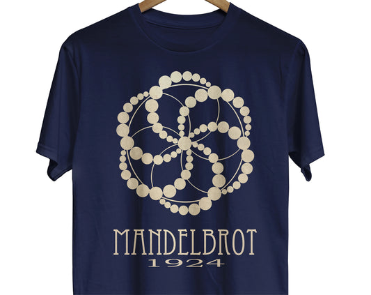 Benoit Mandelbrot fractal geometry math t-shirt