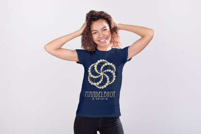 Mandelbrot Math T-shirt, Geometry Fractals Graphic Tee