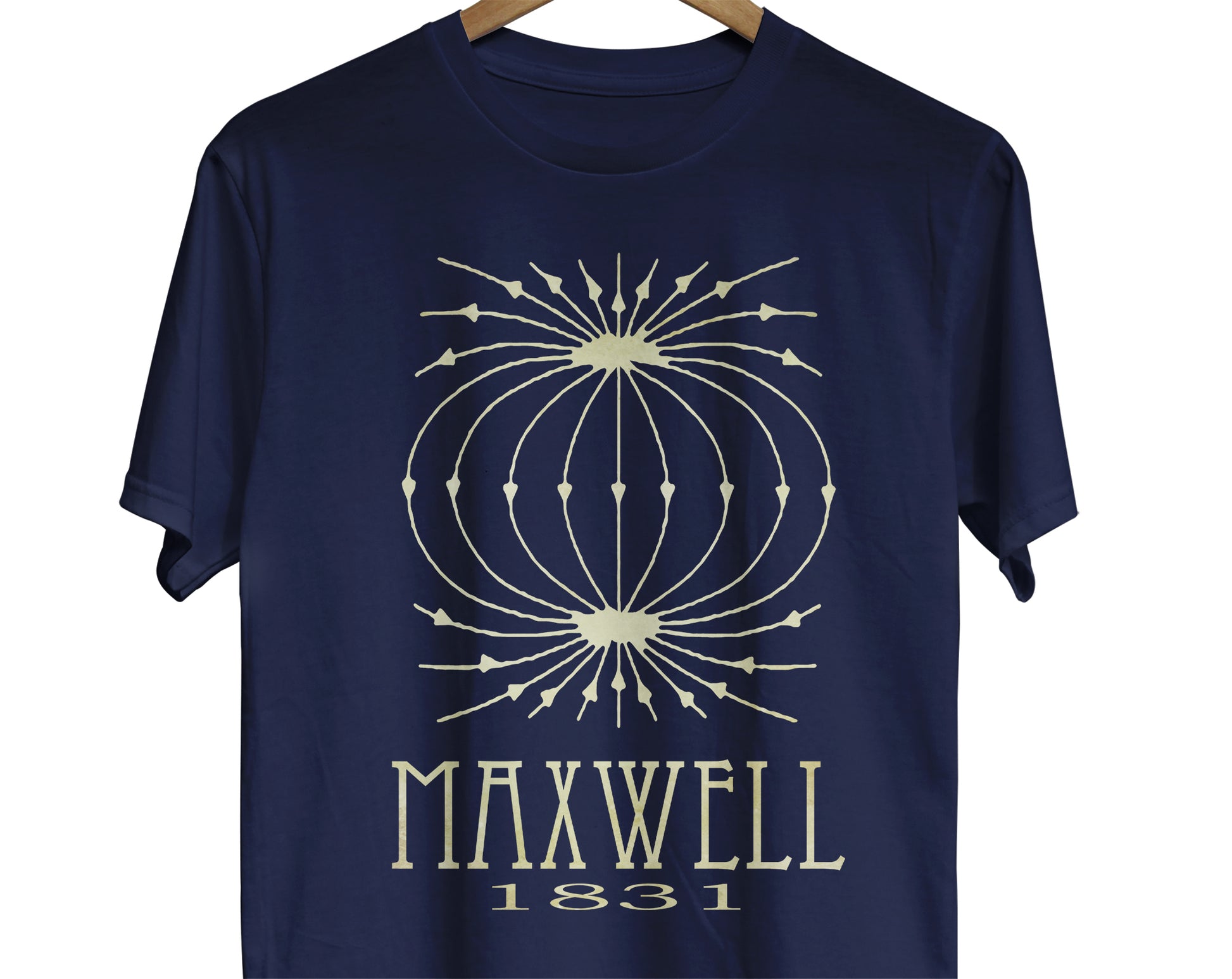 James Maxwell physics t-shirt for science teacher