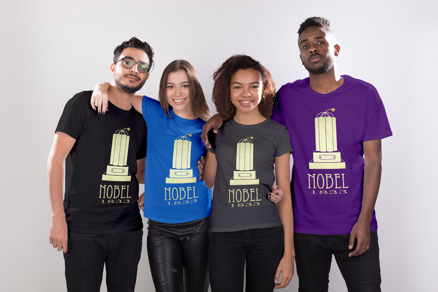 Nobel Prize Scientist T-shirt, Chemistry and Engineering Graphic Tee