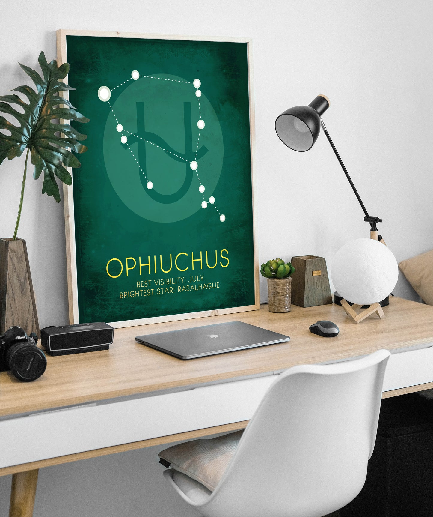 Ophiuchus Zodiac Constellation Art Print