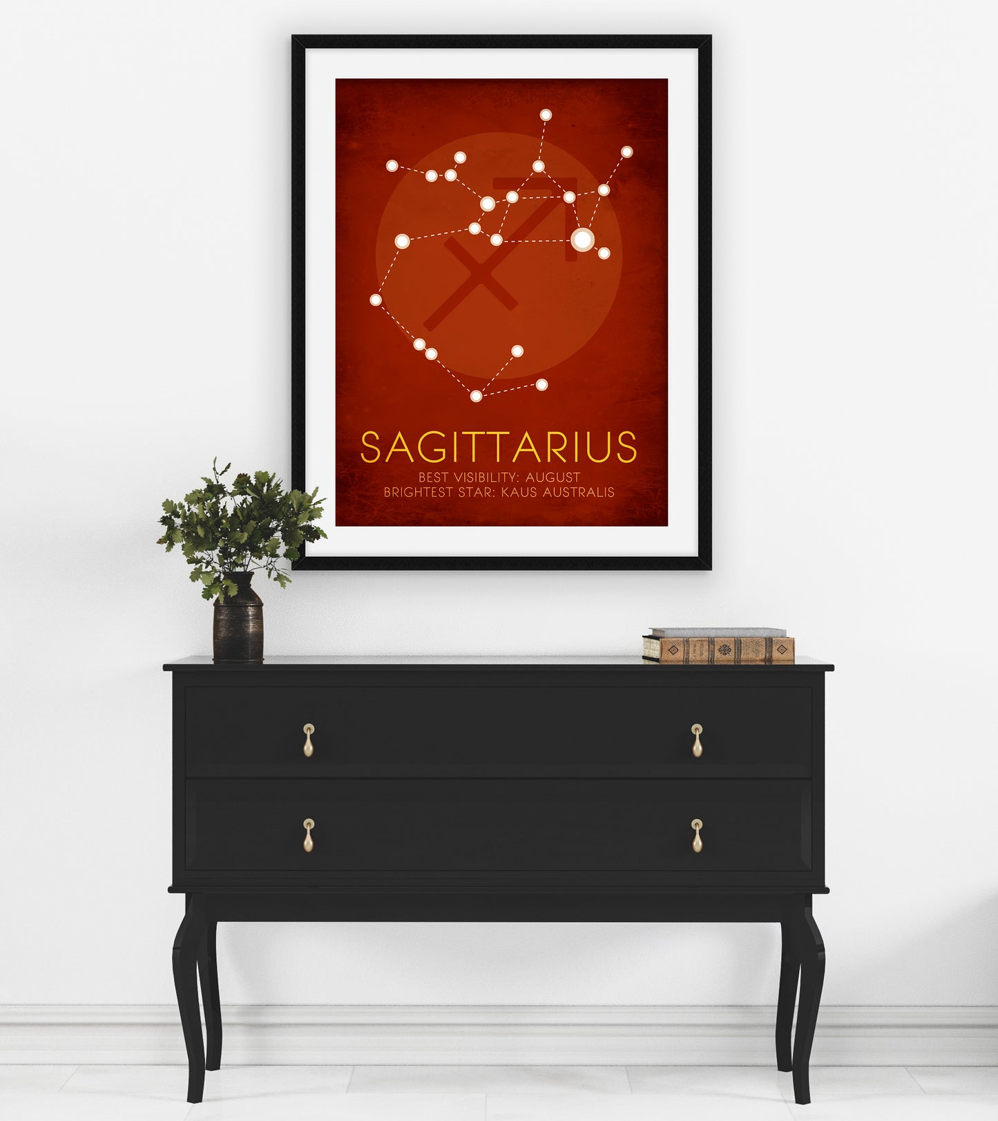 Sagittarius Zodiac Constellation Art Print