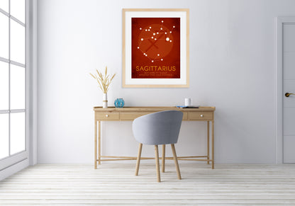 Sagittarius Zodiac Constellation Art Print