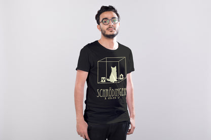 Schrödinger's Cat Physics T-shirt, Quantum Mechanics Graphic Tee