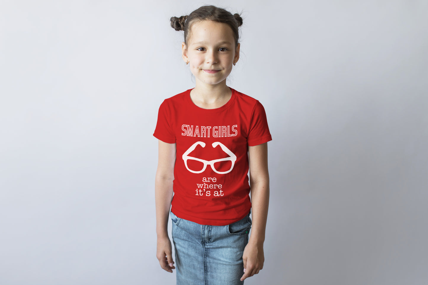 Smart Girls Are Where It's At T-shirt for Students and Book Lovers