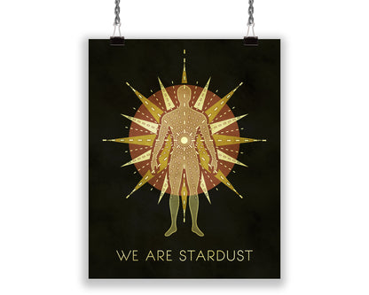 We Are Stardust Minimalist Art Print